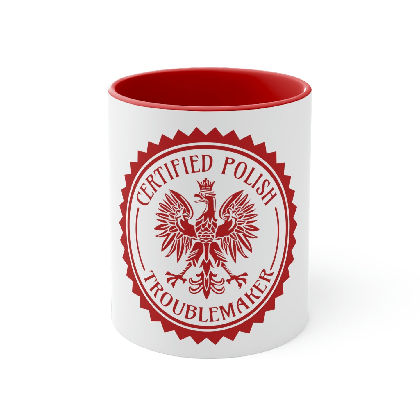 Certified Polish Troublemaker Accent Mug